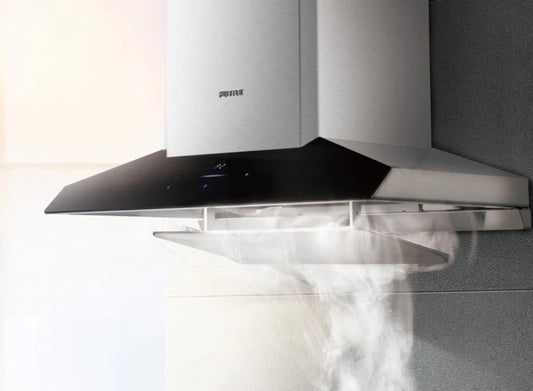 Fotile 90cm Self-adjusting Canopy Wall Mounted Rangehood - EMG9050S