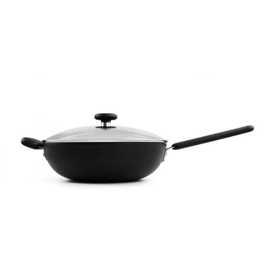 Italian Serafino Zani Chinese Wok With Long Handle 107/30