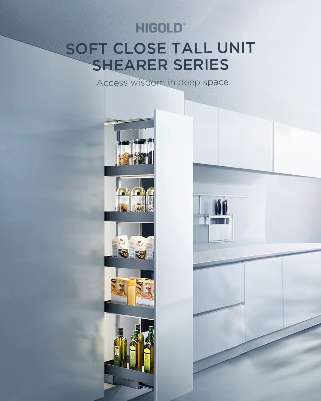 Shearer Tall Larder Units - Fits 300mm Cabinet Width - 201183