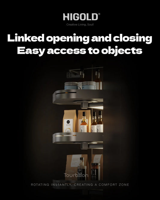 Shearer Tourbillon Pantry with 6 layers - Adjustable Height - For 600mm Cabinet - 202296